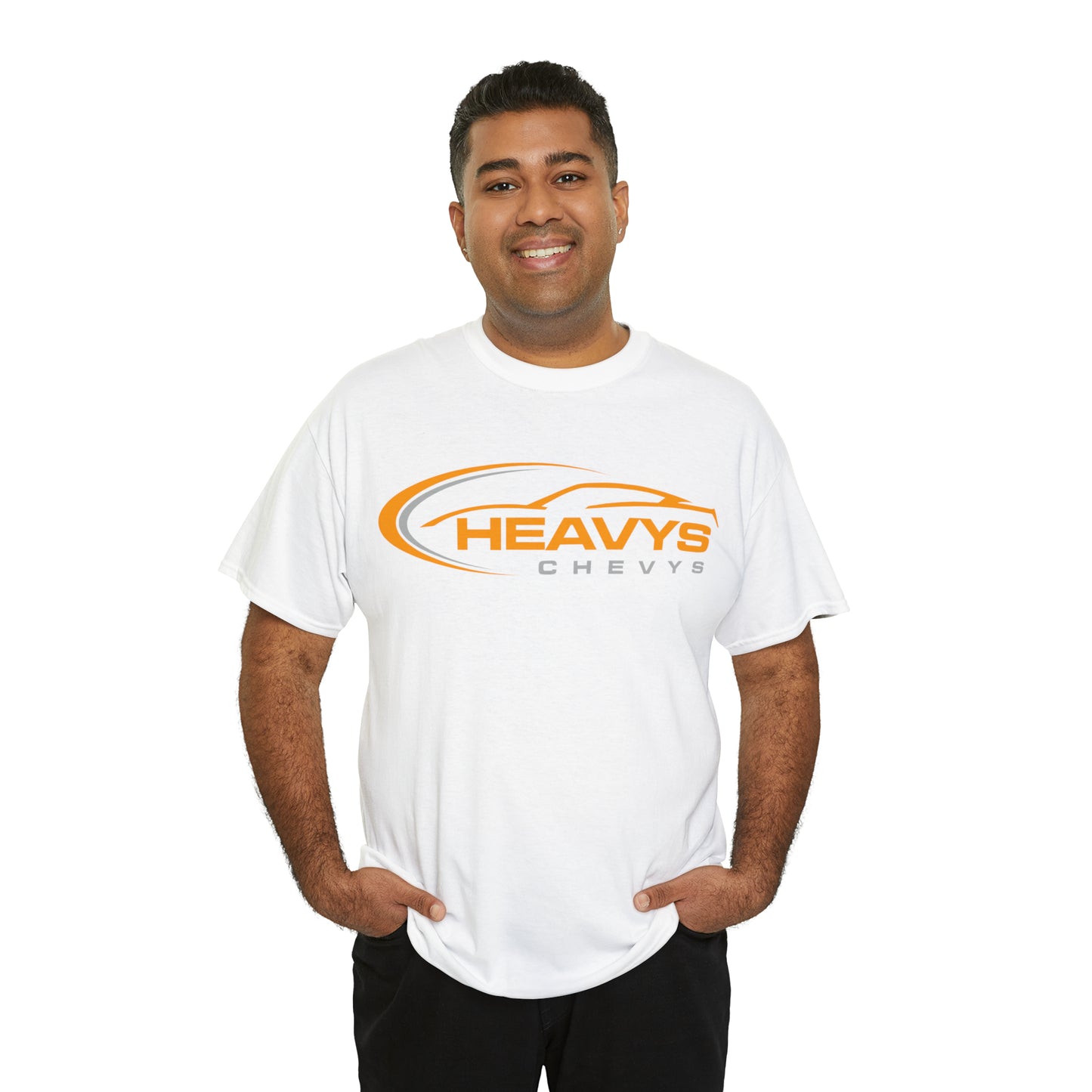 Orange Vette Heavy Cotton Tee