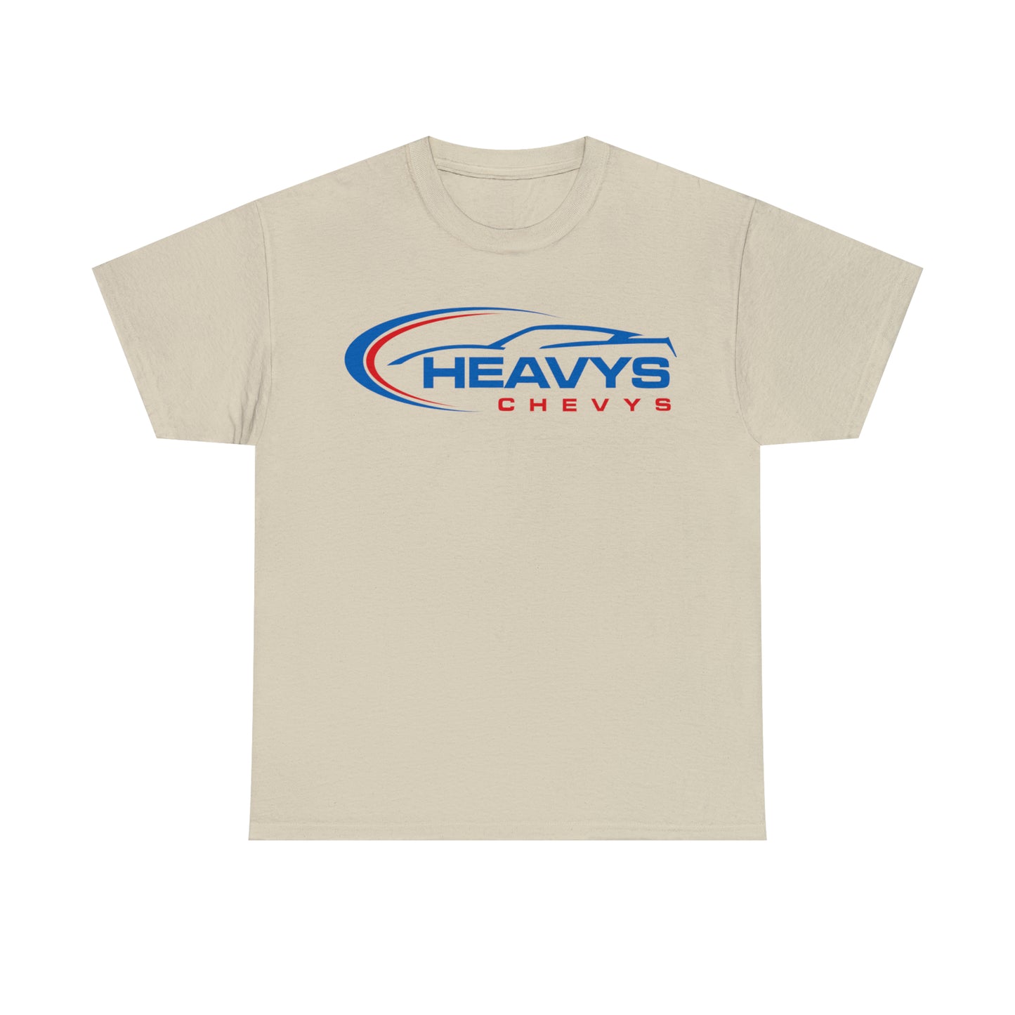 Car Blue Heavy Cotton Tee