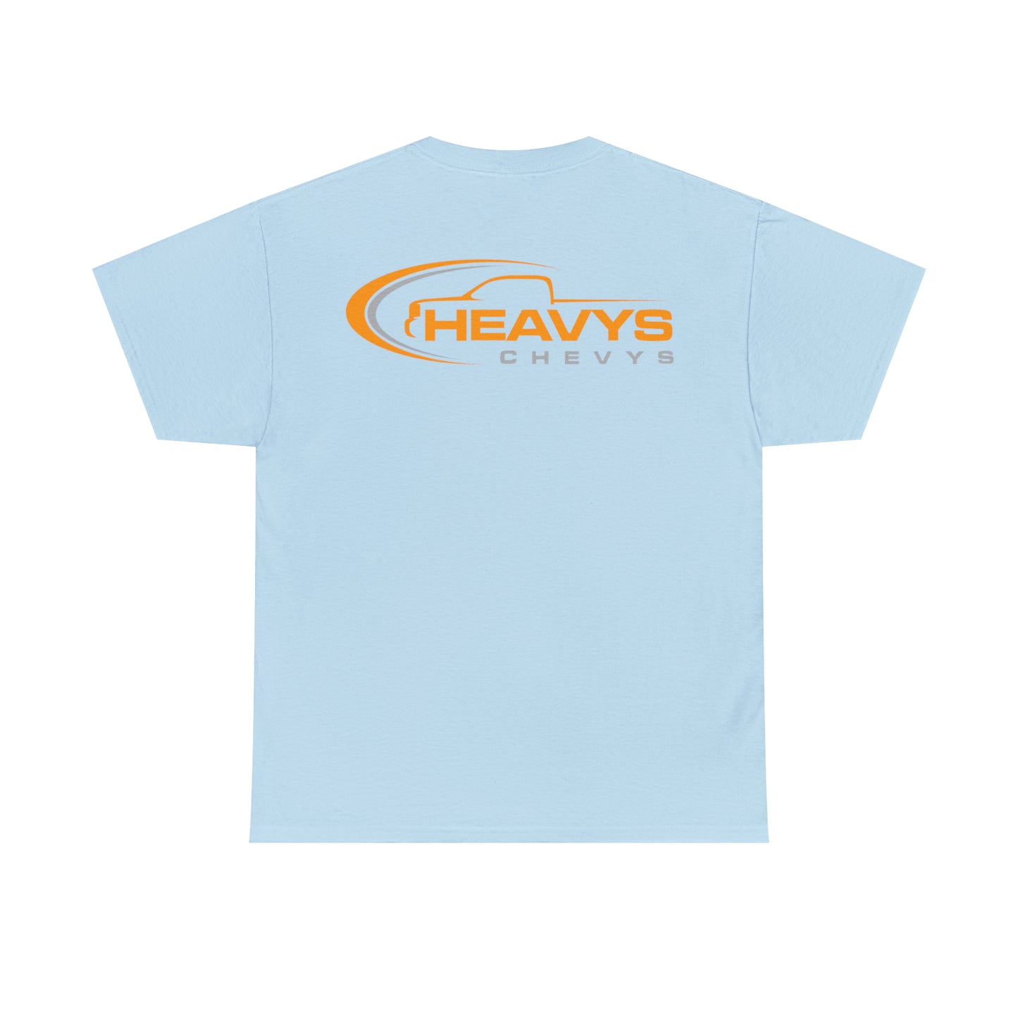 Truck Orange Gray Heavy Cotton Tee