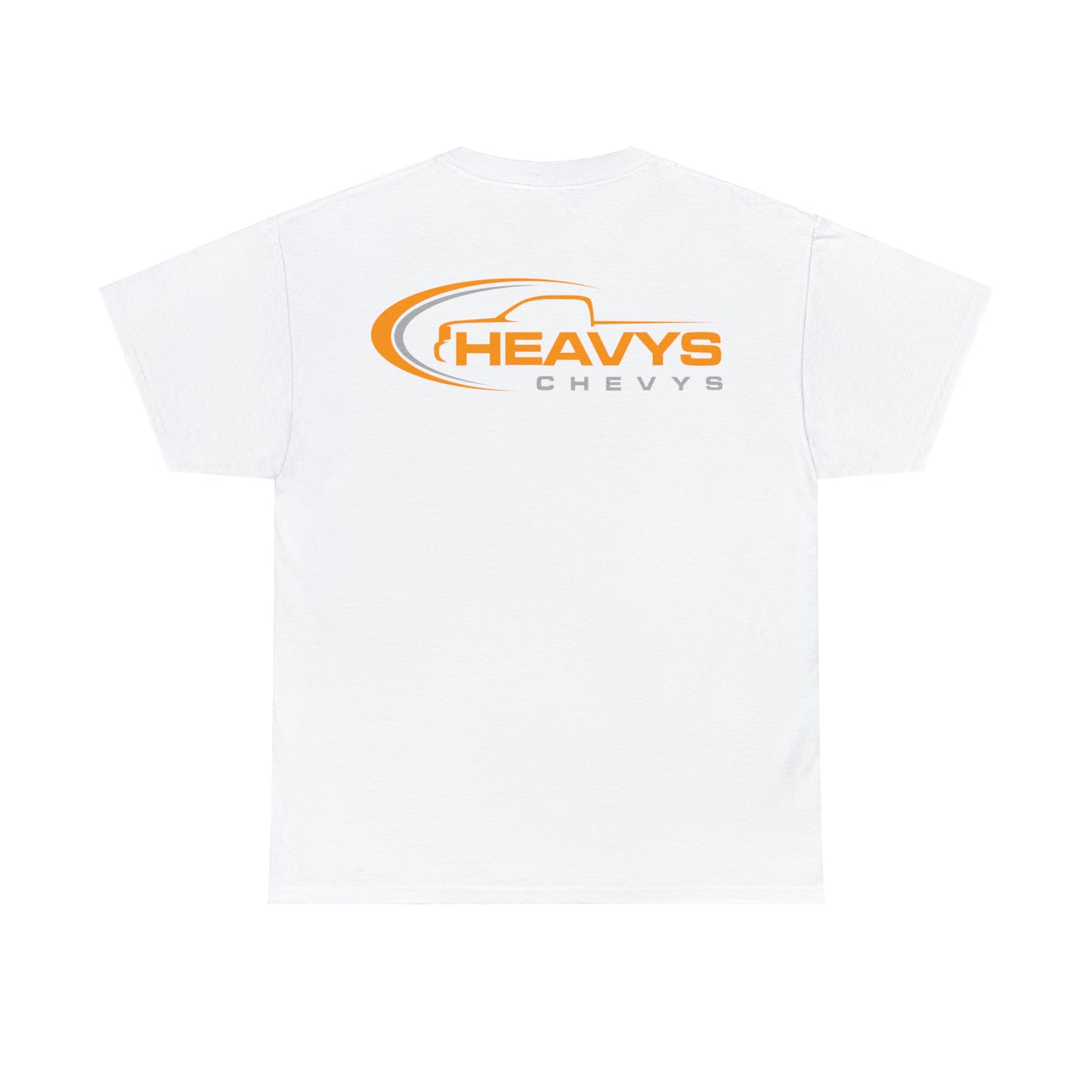 Truck Orange Gray Heavy Cotton Tee