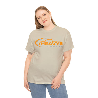 Truck Orange Gray Heavy Cotton Tee