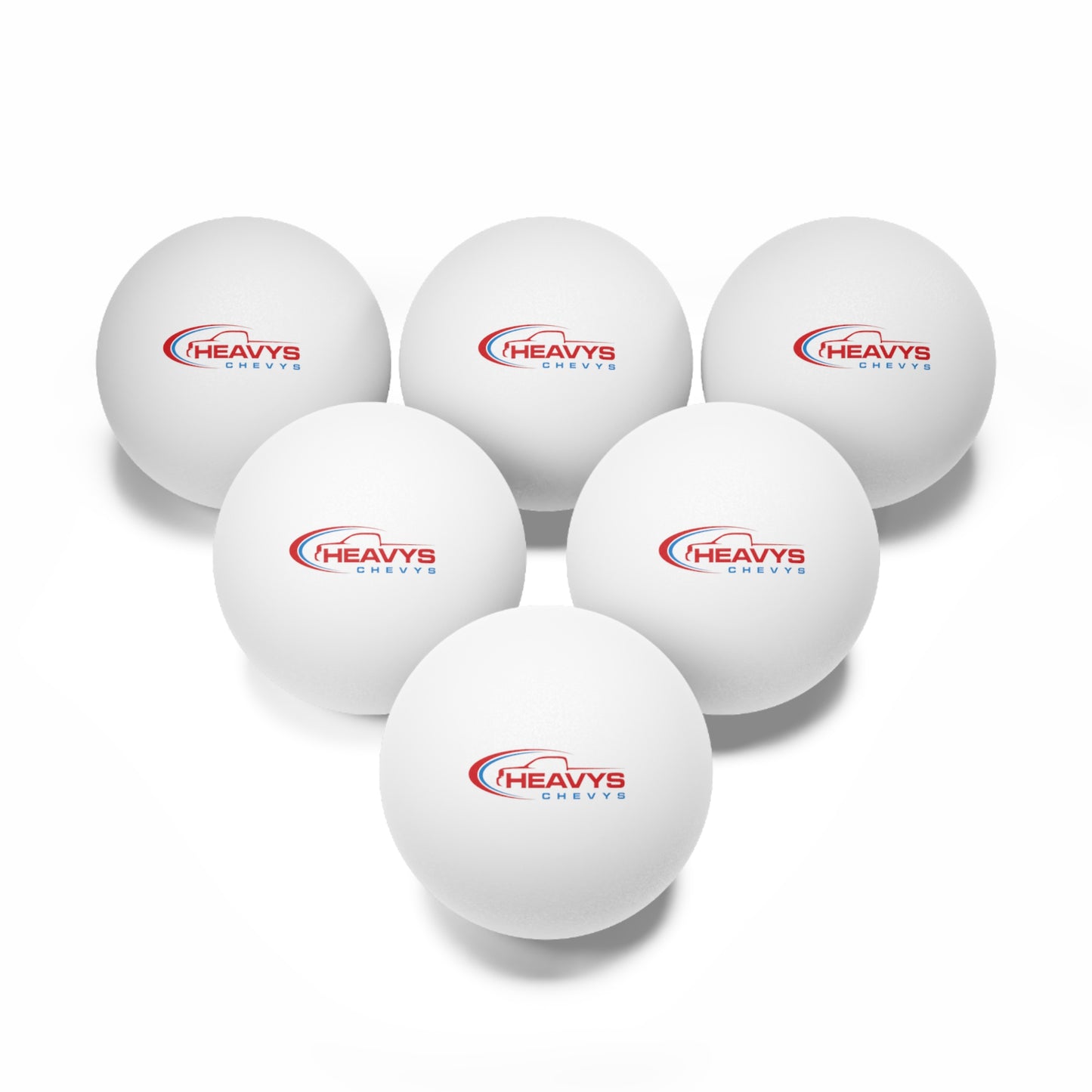 Beer Pong Balls, 6 pcs