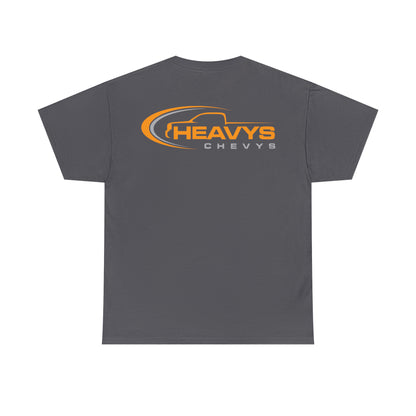 Truck Orange Gray Heavy Cotton Tee