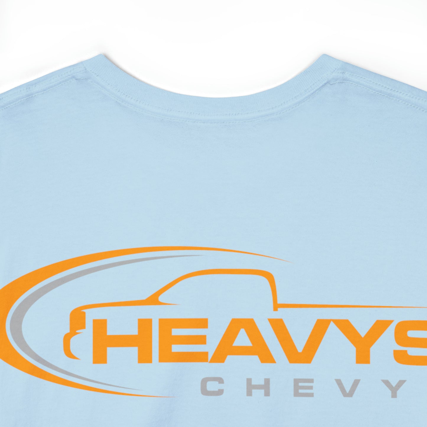 Truck Orange Gray Heavy Cotton Tee