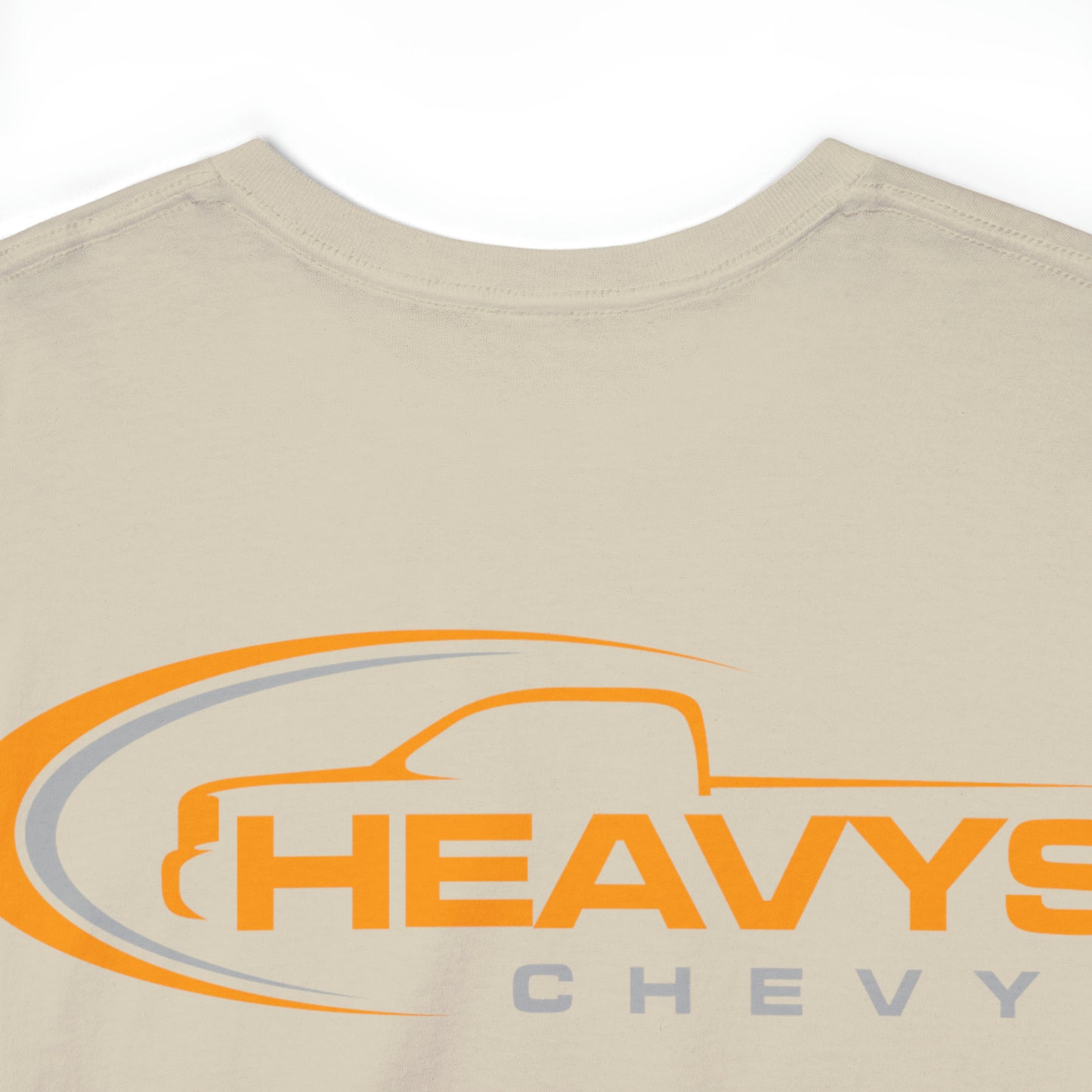 Truck Orange Gray Heavy Cotton Tee