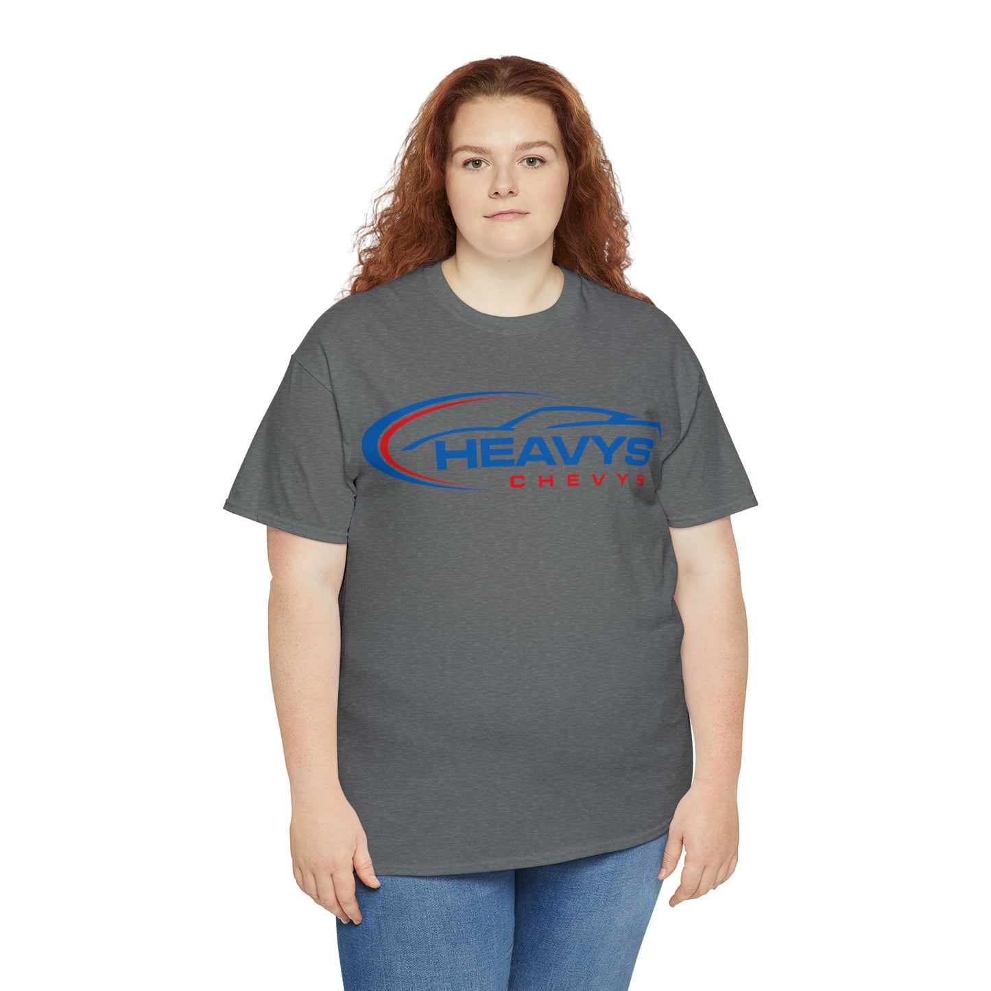 Car Blue Heavy Cotton Tee