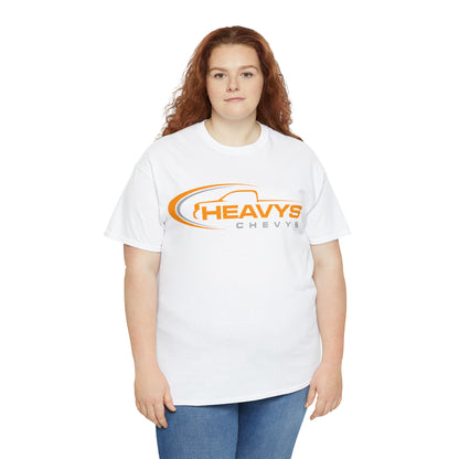 Truck Orange Gray Heavy Cotton Tee