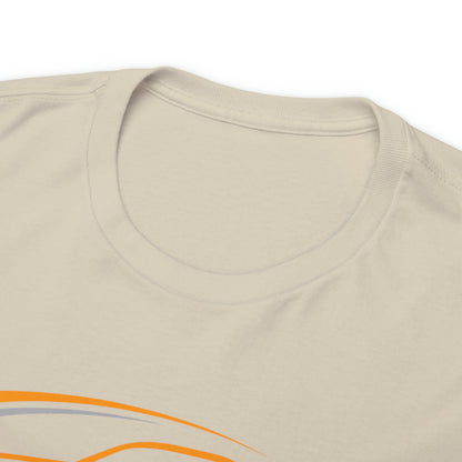 Truck Orange Gray Heavy Cotton Tee