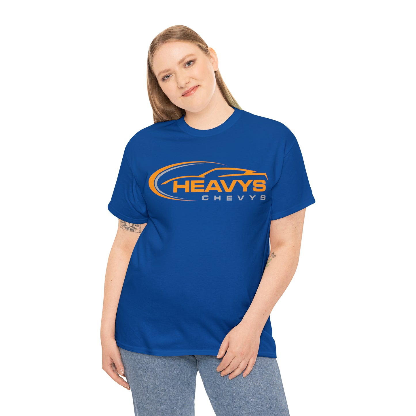 Orange Vette Heavy Cotton Tee