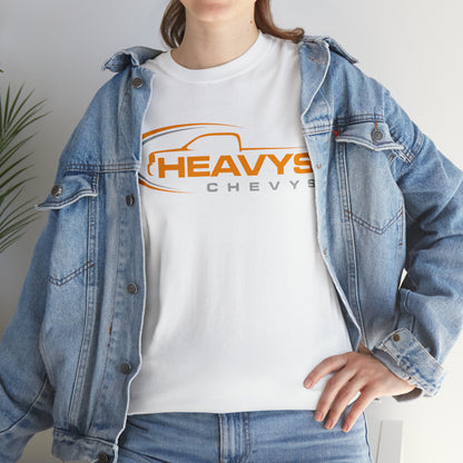 Truck Orange Gray Heavy Cotton Tee