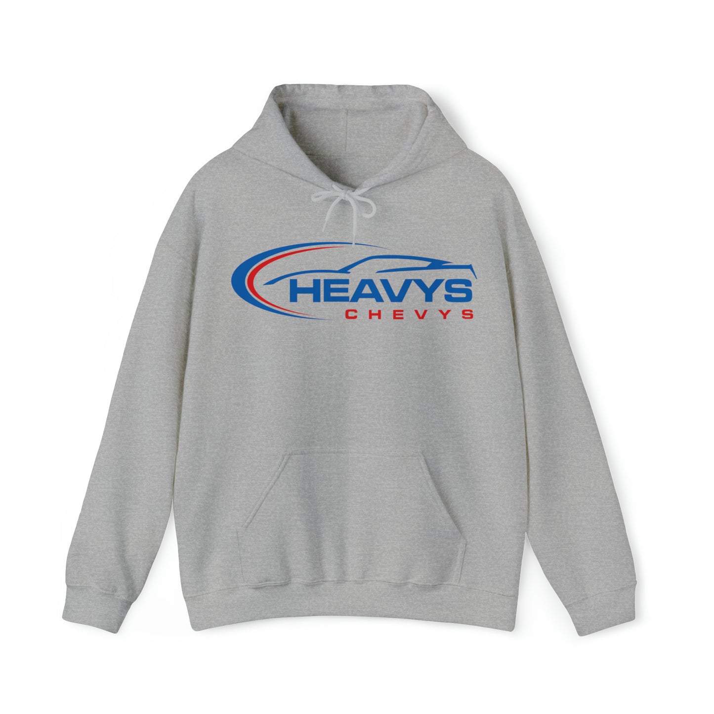 Heavy Hoody Blue/Red Vette