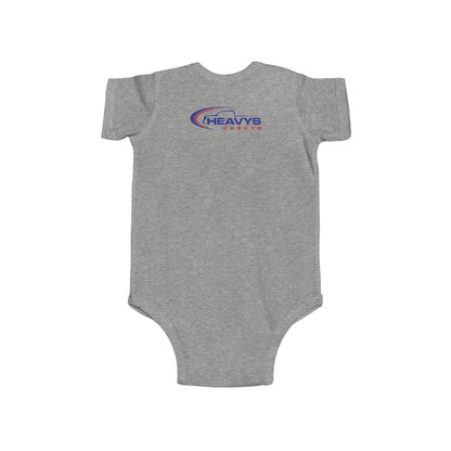 Infant Fine Jersey Bodysuit Purple Truck