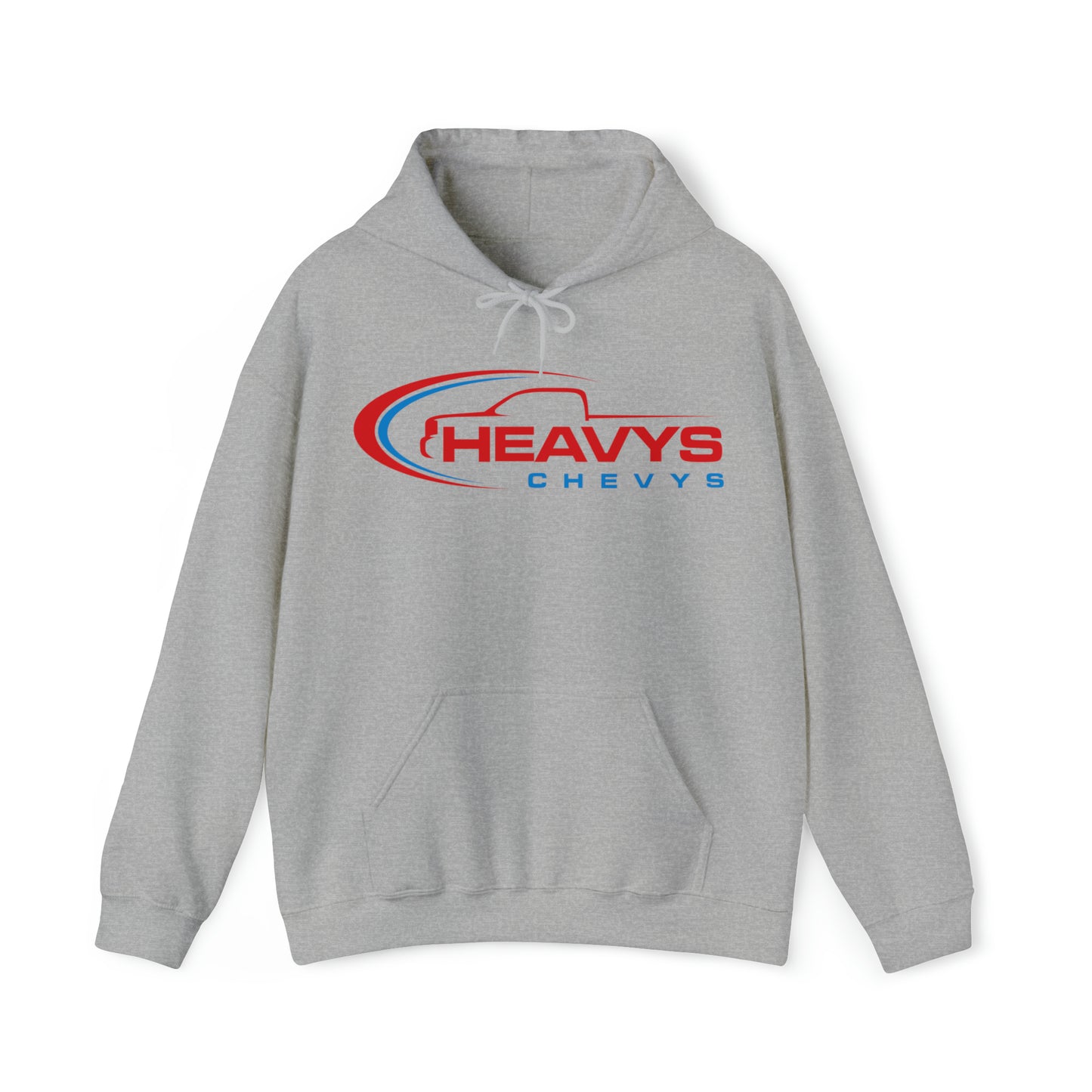 Heavy Hoodie Red/Blue Truck