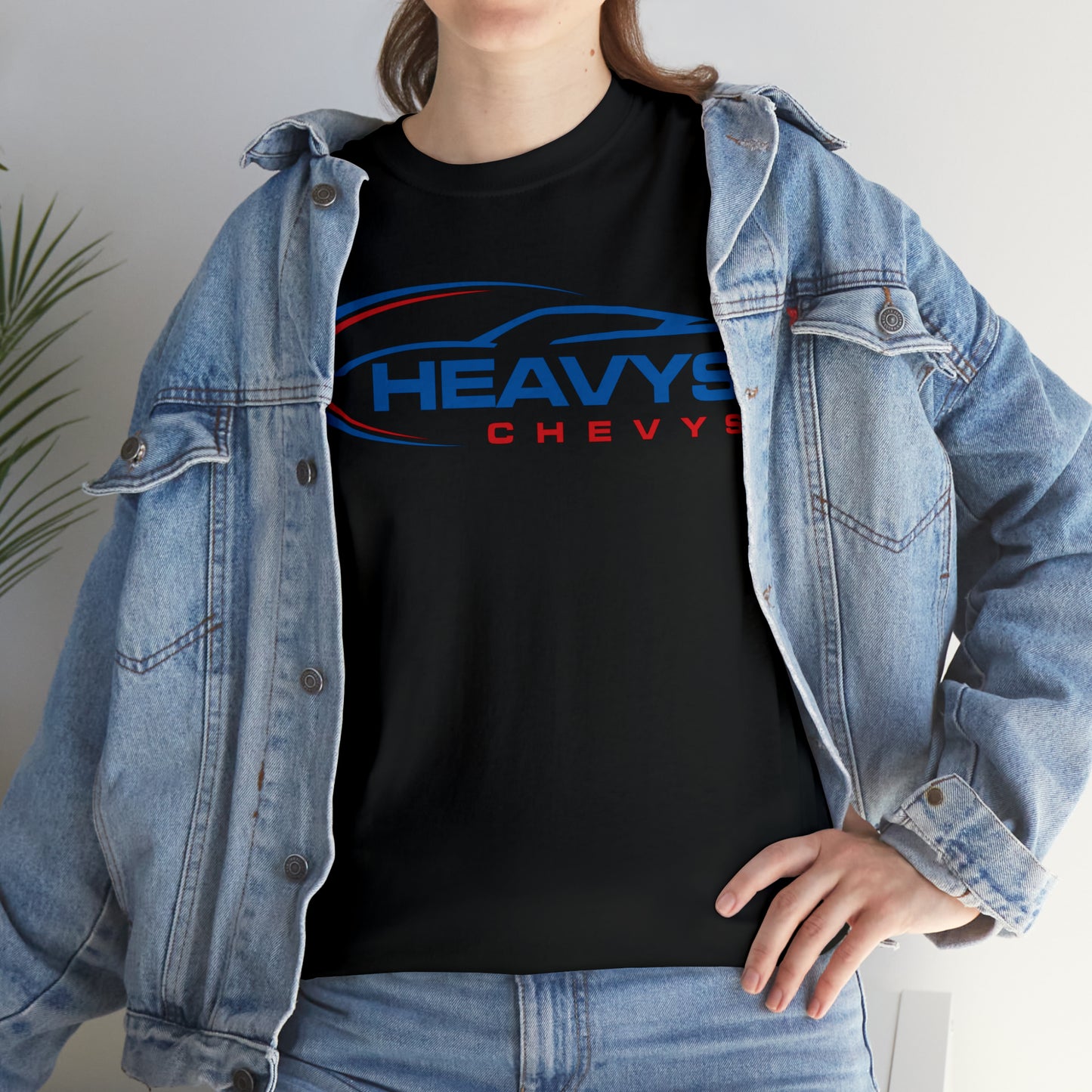 Car Blue Heavy Cotton Tee