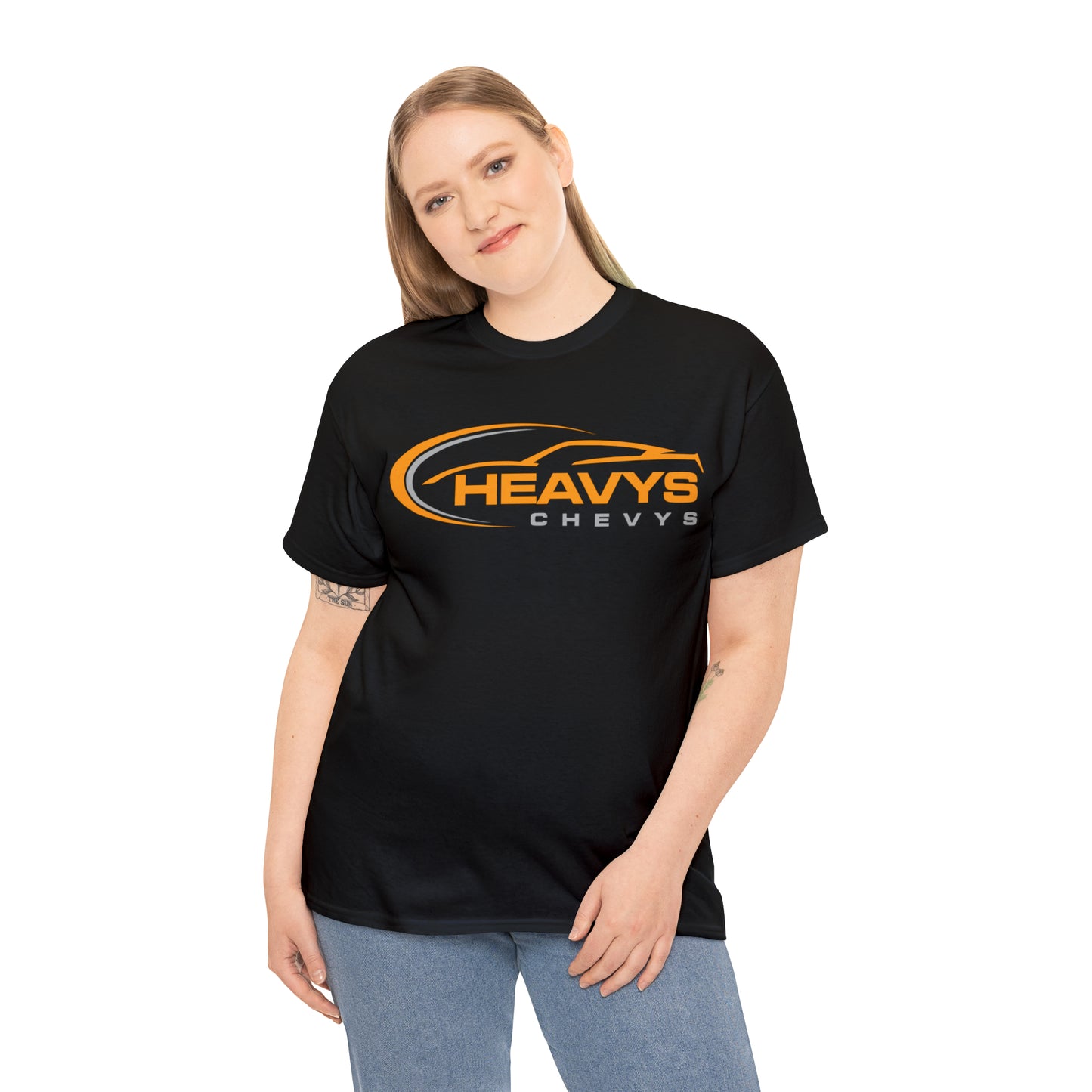 Orange Vette Heavy Cotton Tee