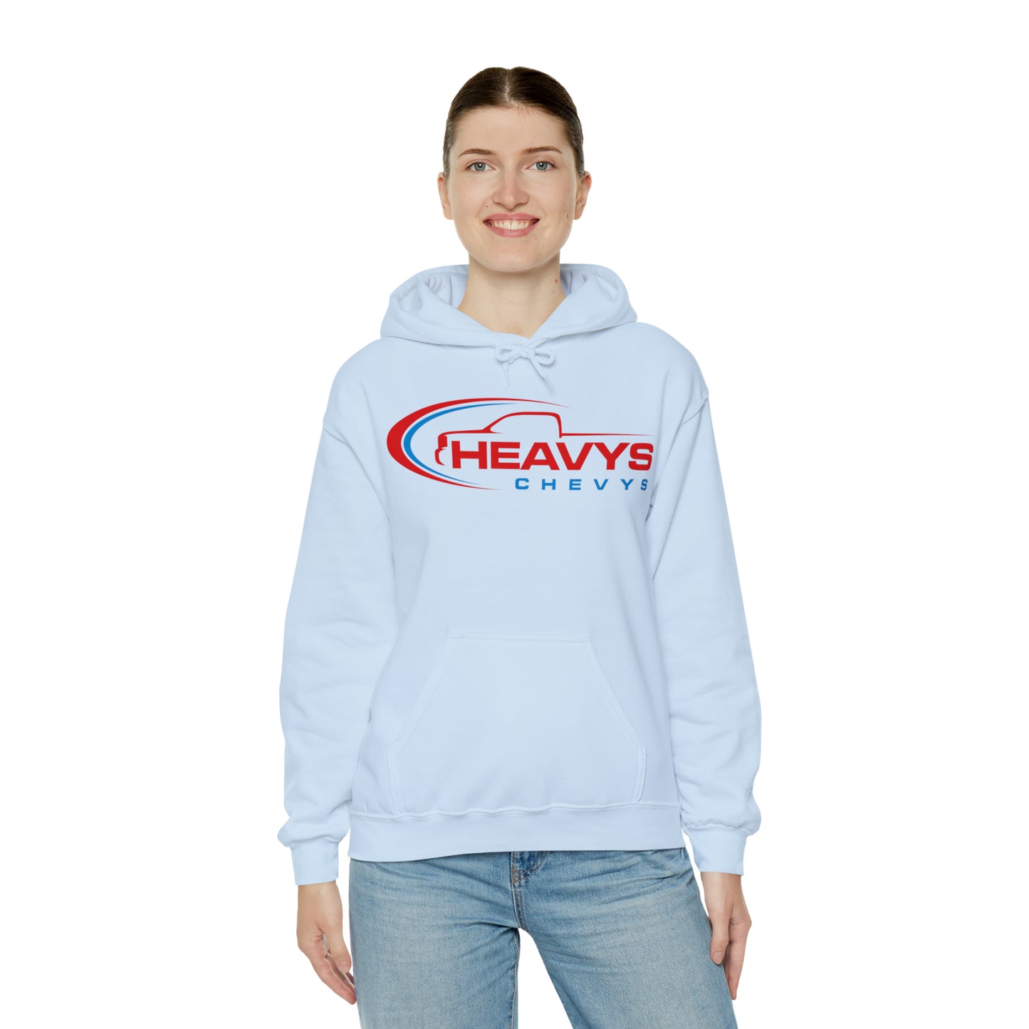 Heavy Hoodie Red/Blue Truck