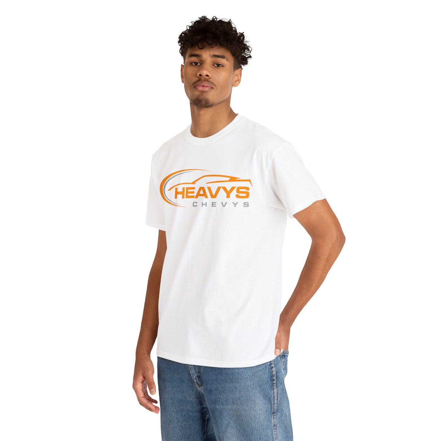 Orange Vette Heavy Cotton Tee