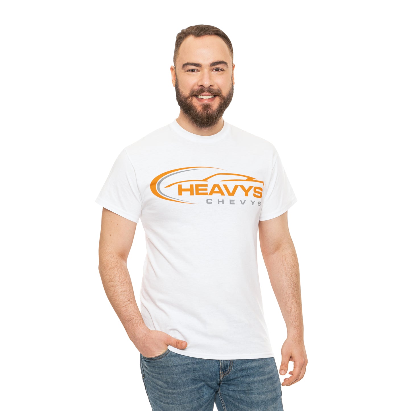 Orange Vette Heavy Cotton Tee