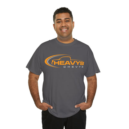 Truck Orange Gray Heavy Cotton Tee