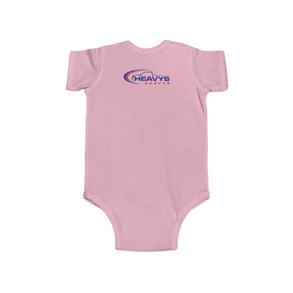 Infant Fine Jersey Bodysuit Purple Truck