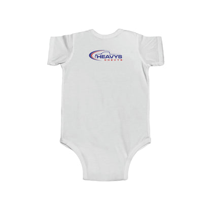 Infant Fine Jersey Bodysuit Purple Truck