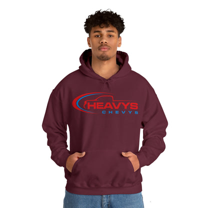 Heavy Hoodie Red/Blue Truck