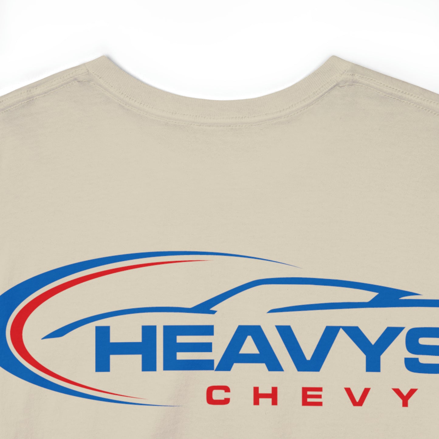 Car Blue Heavy Cotton Tee