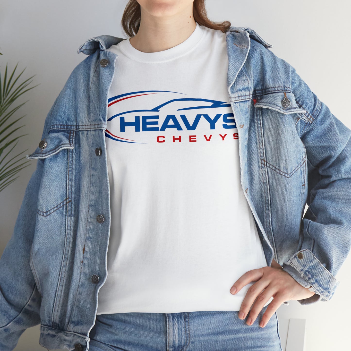 Car Blue Heavy Cotton Tee