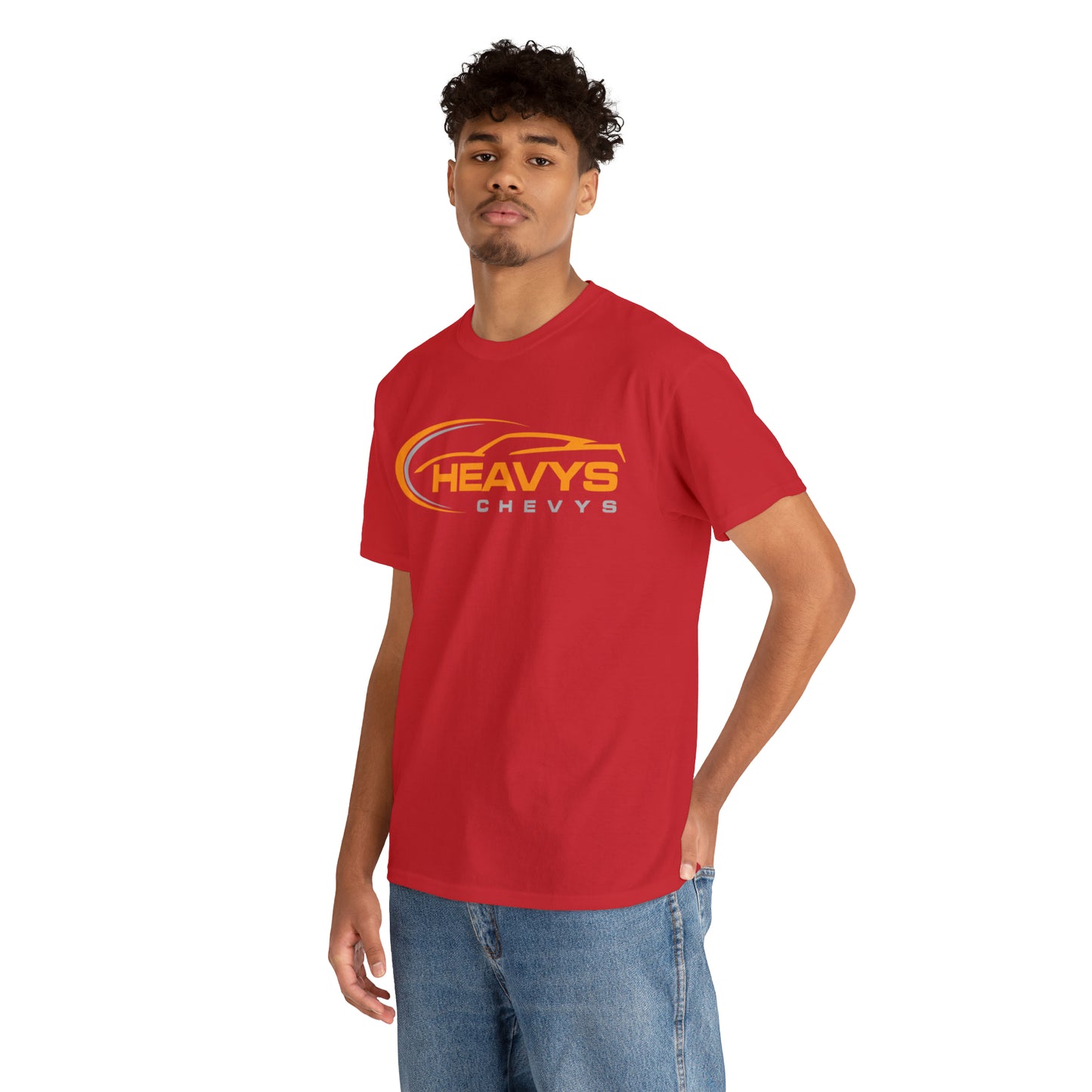 Orange Vette Heavy Cotton Tee