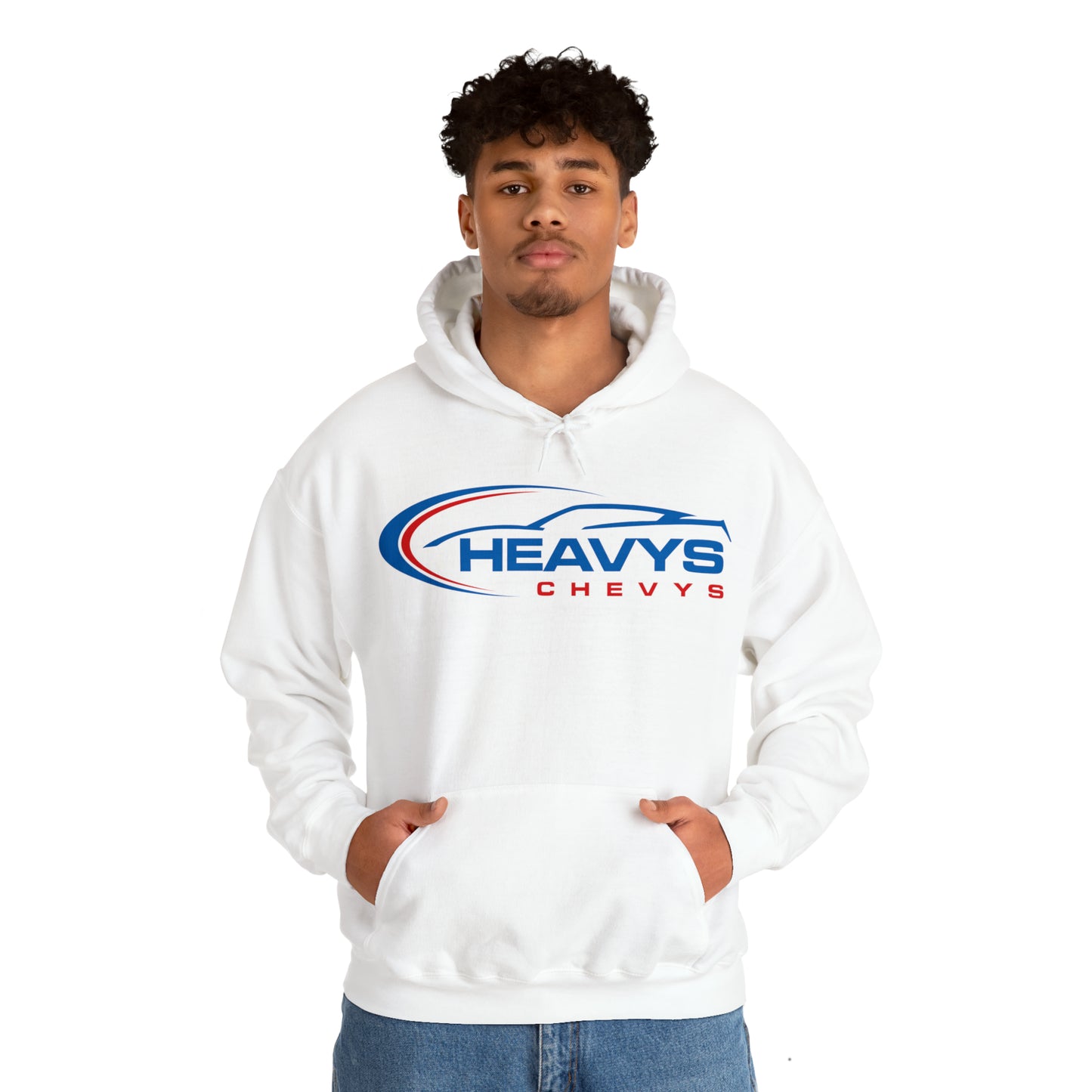 Heavy Hoody Blue/Red Vette