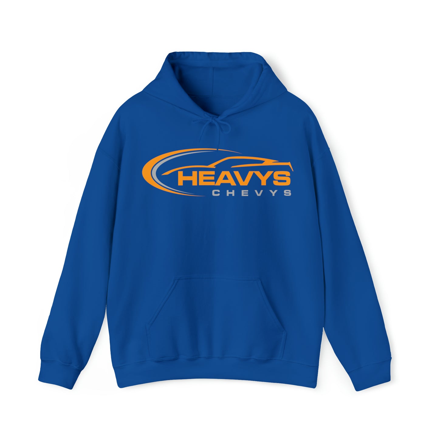 Heavy Hoodie Gray/Orange Logo Vette