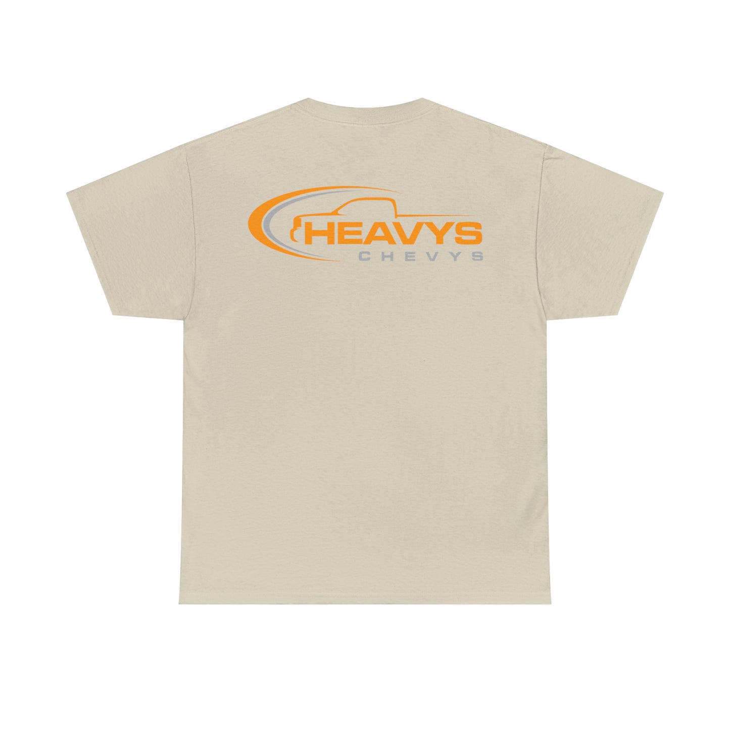 Truck Orange Gray Heavy Cotton Tee