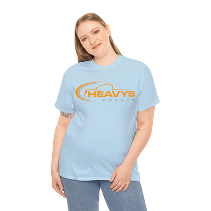 Truck Orange Gray Heavy Cotton Tee