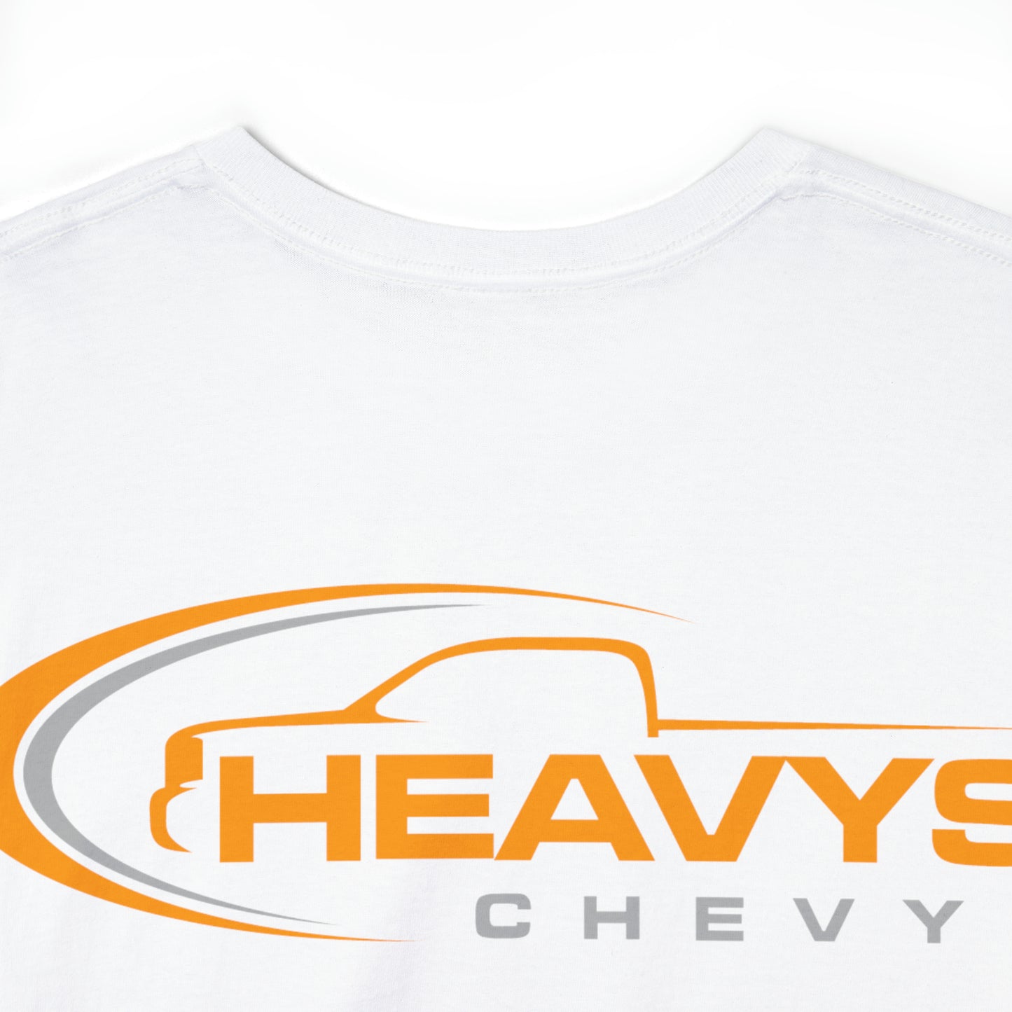 Truck Orange Gray Heavy Cotton Tee