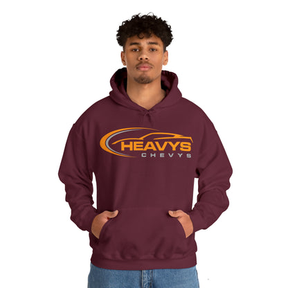 Heavy Hoodie Gray/Orange Logo Vette