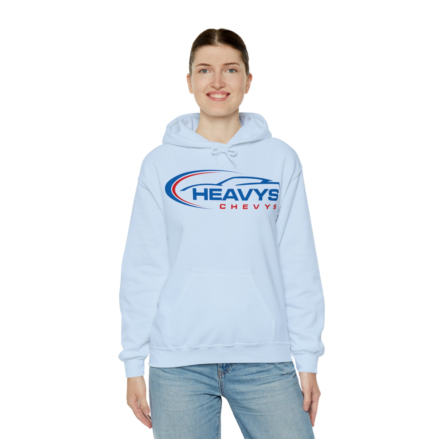 Heavy Hoody Blue/Red Vette