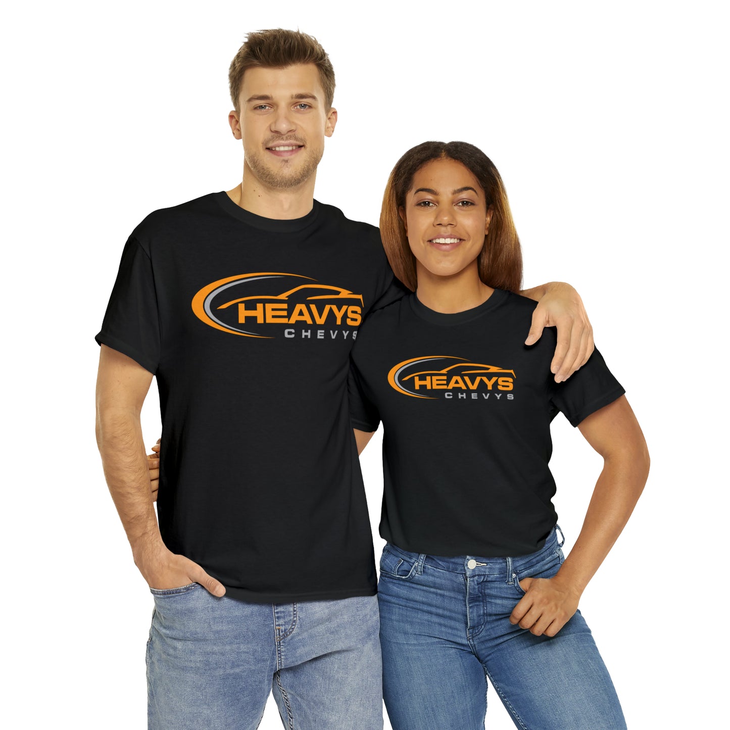 Orange Vette Heavy Cotton Tee