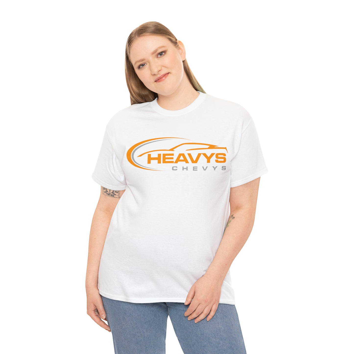 Orange Vette Heavy Cotton Tee